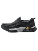Mocasini Barbati din piele naturala 23556 BLACK | ADVANCER
