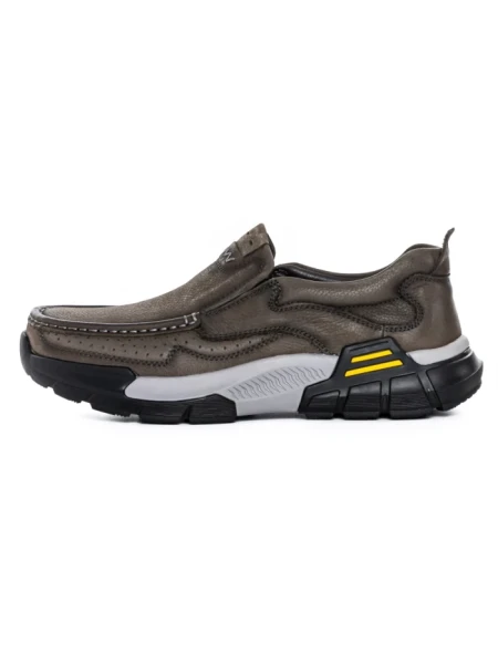 Mocasini Barbati din piele naturala 23556 GREY | ADVANCER