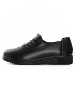 Pantofi Casual Dama din piele naturala 18791 BLACK | ADVANCER
