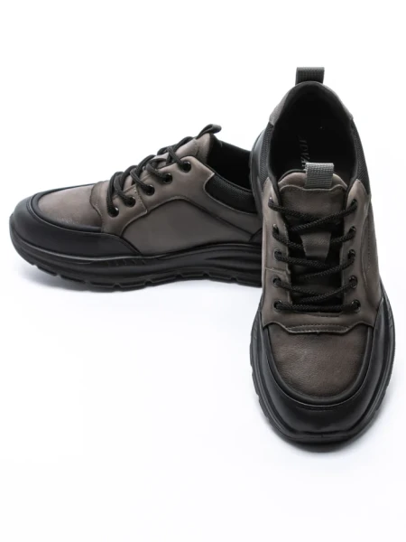 Pantofi Sport Barbati din piele naturala 52701 GREY | ADVANCER