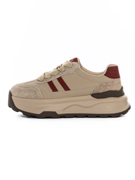 Pantofi Sport Dama din piele naturala Y6306 APRICOT | ADVANCER