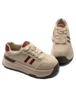 Pantofi Sport Dama din piele naturala Y6306 APRICOT | ADVANCER