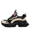 Pantofi Sport Dama din piele naturala Y5758-2 BLACK-PINK | ADVANCER
