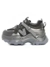 Pantofi Sport Dama din piele naturala 6361-8 GUN METAL | ADVANCER