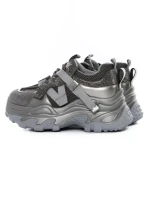 Pantofi Sport Dama din piele naturala 6361-8 GUN METAL | ADVANCER