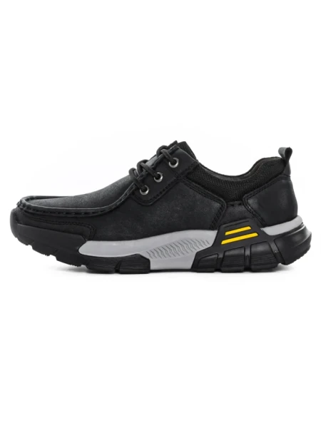 Mocasini Barbati din piele naturala 23566 BLACK | ADVANCER