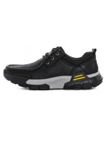 Mocasini Barbati din piele naturala 23566 BLACK | ADVANCER
