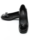 Pantofi cu toc din piele naturala 1355-1 BLACK | ADVANCER