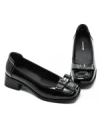 Pantofi cu toc din piele naturala 1355-1 BLACK | ADVANCER