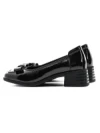 Pantofi cu toc din piele naturala 1355-1 BLACK | ADVANCER