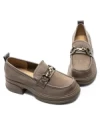 Pantofi Casual Dama din piele naturala 8051-3 GREY | ADVANCER