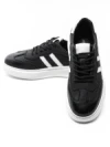 Pantofi Sport Barbati din piele naturala 02-208 BLACK-WHITE | ADVANCER