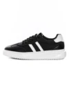 Pantofi Sport Barbati din piele naturala 02-208 BLACK-WHITE | ADVANCER