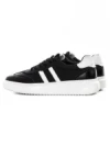 Pantofi Sport Barbati din piele naturala 02-208 BLACK-WHITE | ADVANCER