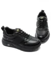 Pantofi Sport Barbati din piele naturala 302 BLACK | ADVANCER