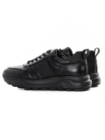 Pantofi Sport Barbati din piele naturala 302 BLACK | ADVANCER
