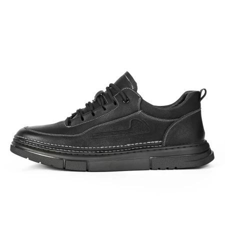 Pantofi Casual Barbati WM807 Negru-Alb | Advancer » meishop.life