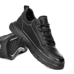 Pantofi Casual Barbati WM807 Negru-Alb | Advancer » meishop.life