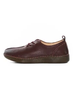 Pantofi Casual Dama din piele naturala SC9520 Visiniu ... » meishop.life