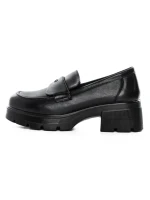Pantofi Casual Dama din piele naturala 90-55 BLACK | ADVANCER
