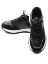 Pantofi Sport Barbati din piele naturala 8077 BLACK-WHITE | ADVANCER