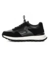 Pantofi Sport Barbati din piele naturala 8077 BLACK-WHITE | ADVANCER