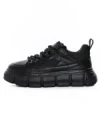 Pantofi Sport Barbati din piele naturala 88220 BLACK | ADVANCER