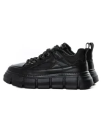 Pantofi Sport Barbati din piele naturala 88220 BLACK | ADVANCER