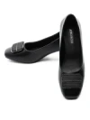 Pantofi cu toc din piele naturala TP2377-2 BLACK | ADVANCER