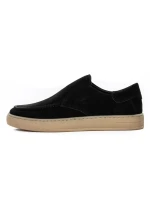 Mocasini Barbati din piele naturala 02-203 BLACK | ADVANCER