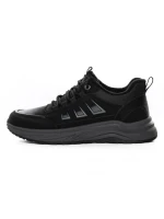 Pantofi Sport Barbati din piele naturala E90002 BLACK | ADVANCER