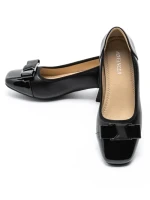 Pantofi cu toc din piele naturala TP3201-1 BLACK | ADVANCER