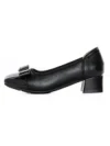 Pantofi cu toc din piele naturala TP3201-1 BLACK | ADVANCER