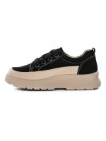 Pantofi Sport Dama din piele naturala 70108-2 BLACK | ADVANCER