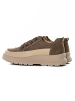 Pantofi Sport Dama din piele naturala 70108-2 KHAKI | ADVANCER
