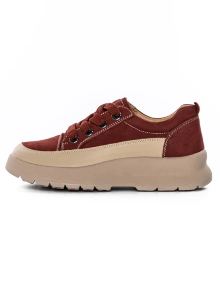 Pantofi Sport Dama din piele naturala 70108-2 RED | ADVANCER