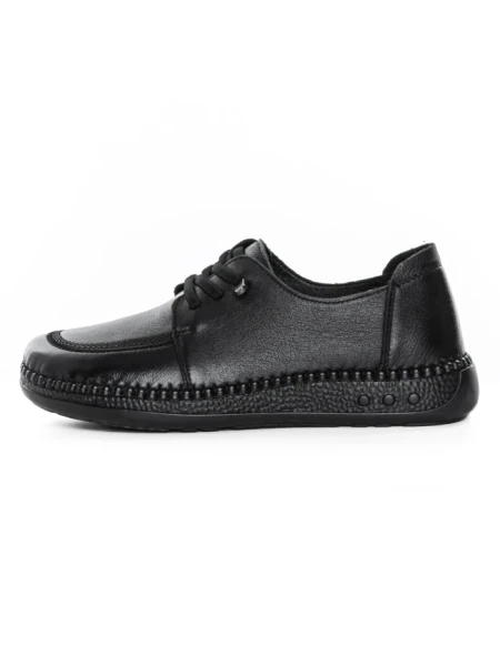 Pantofi Casual Dama din piele naturala KM327 BLACK | FORMAZIONE