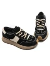Pantofi Sport Dama din piele naturala KM9819 BLACK | FRANCO GERARDO