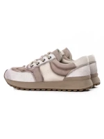 Pantofi Sport Dama din piele naturala KM9819 CREAM | FRANCO GERARDO