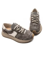 Pantofi Sport Dama din piele naturala KM9819 GREY | FRANCO GERARDO