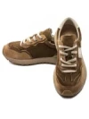 Pantofi Sport Dama din piele naturala KM9819 BROWN | FRANCO GERARDO