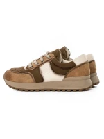 Pantofi Sport Dama din piele naturala KM9819 BROWN | FRANCO GERARDO