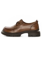 Pantofi Casual Dama din piele naturala KM6716 BROWN | FORMAZIONE
