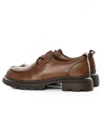 Pantofi Casual Dama din piele naturala KM6716 BROWN | FORMAZIONE