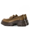 Pantofi Casual Dama din piele naturala KM1605 KHAKI | FORMAZIONE