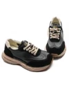 Pantofi Sport Dama din piele naturala KM5502 BLACK | FRANCO GERARDO