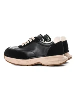 Pantofi Sport Dama din piele naturala KM5502 BLACK | FRANCO GERARDO