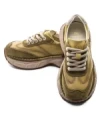 Pantofi Sport Dama din piele naturala KM5502 YELLOW | FRANCO GERARDO