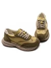 Pantofi Sport Dama din piele naturala KM5502 YELLOW | FRANCO GERARDO