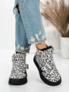 Ghete Dama din piele naturala 5SZ6 LEOPARD PRINT | PANTOFUL